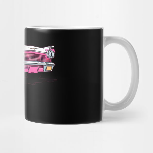 Vintage Pink Cadillac by ygxyz